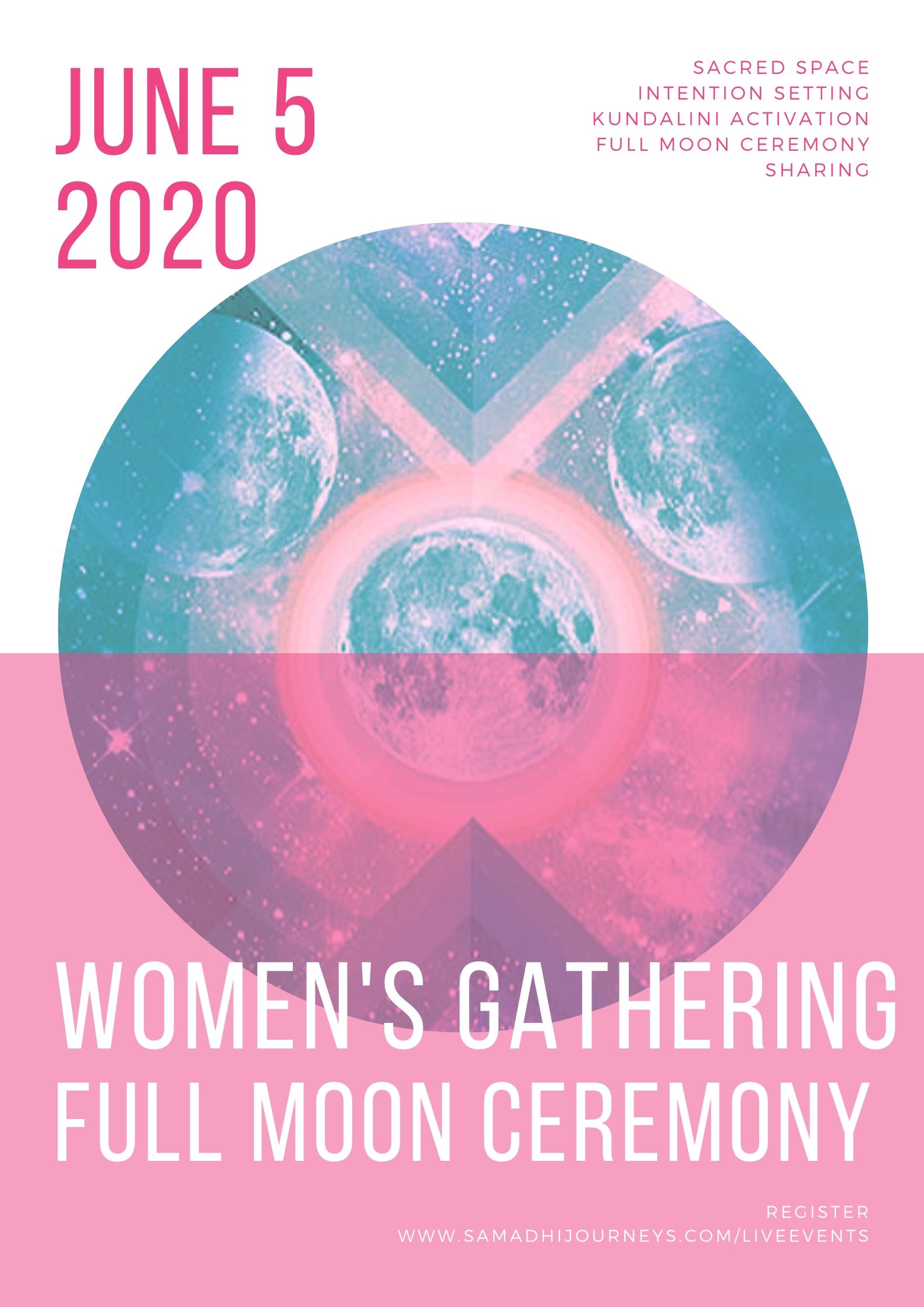 women's gathering full moon ceremony